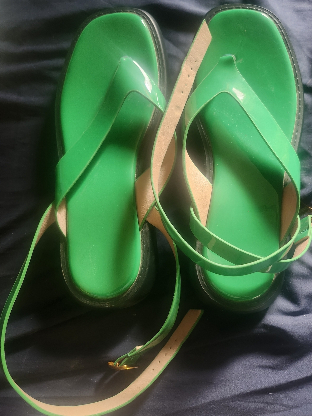 Green Women's Strappy Sandals